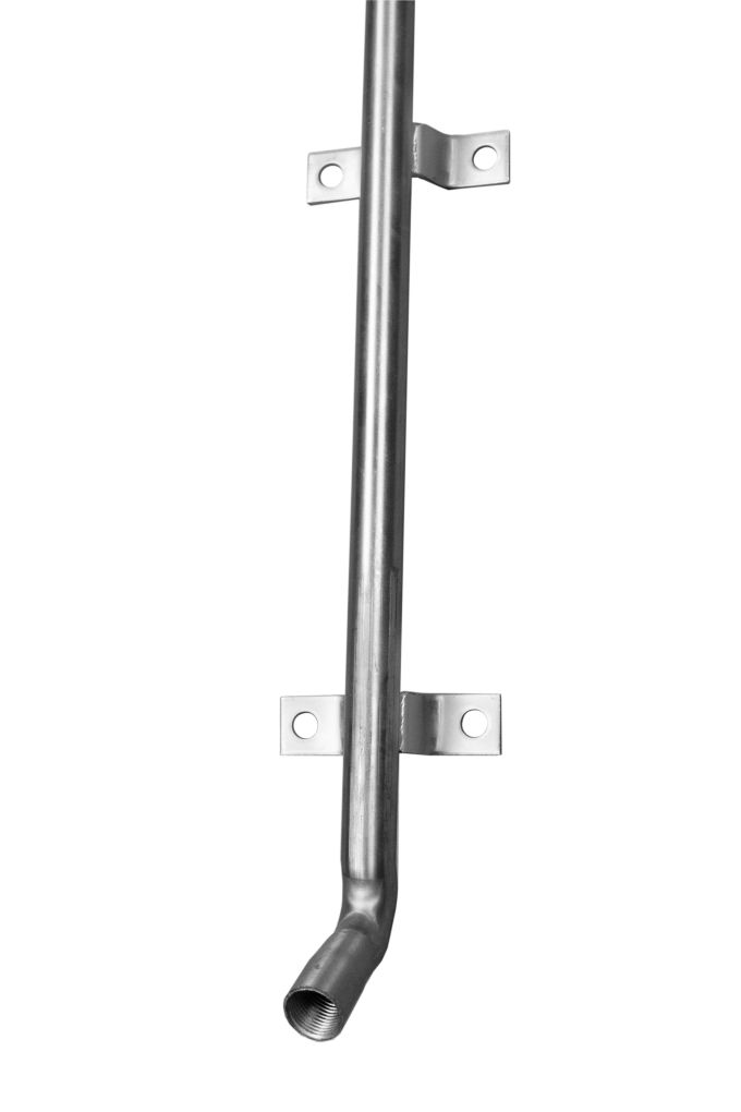 Tubo inox, 500mm, 1/2", hembra