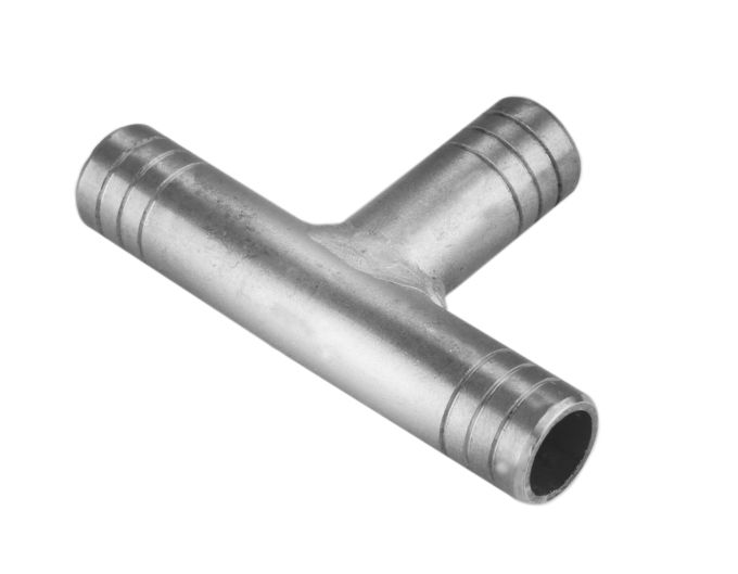 T inox pour tuyau flex 1/2"