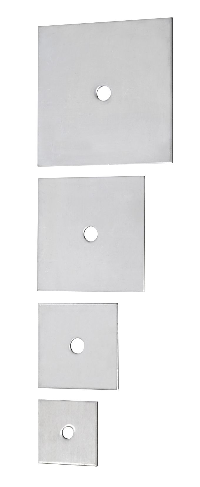 Platine de apoyo 60x60mm 2mm Inox