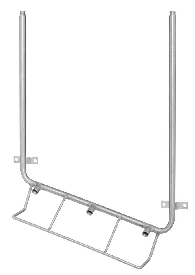 Tubo Inox 60/55/75mm, codo 30°